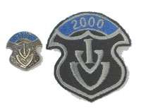 Picture of the pin and patch for 2000 Events