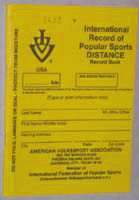 Picture of the yellow Distance Book